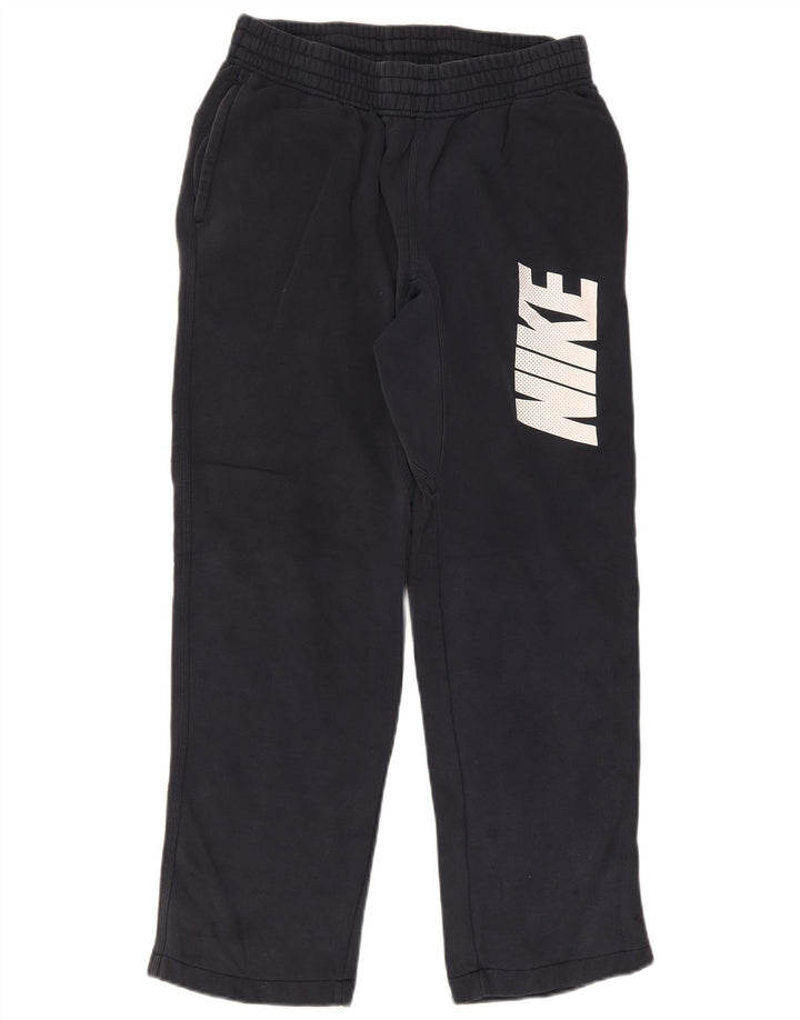 Pantalón De Chándal Nike Graphic De Algodón Azul Marino Mediano