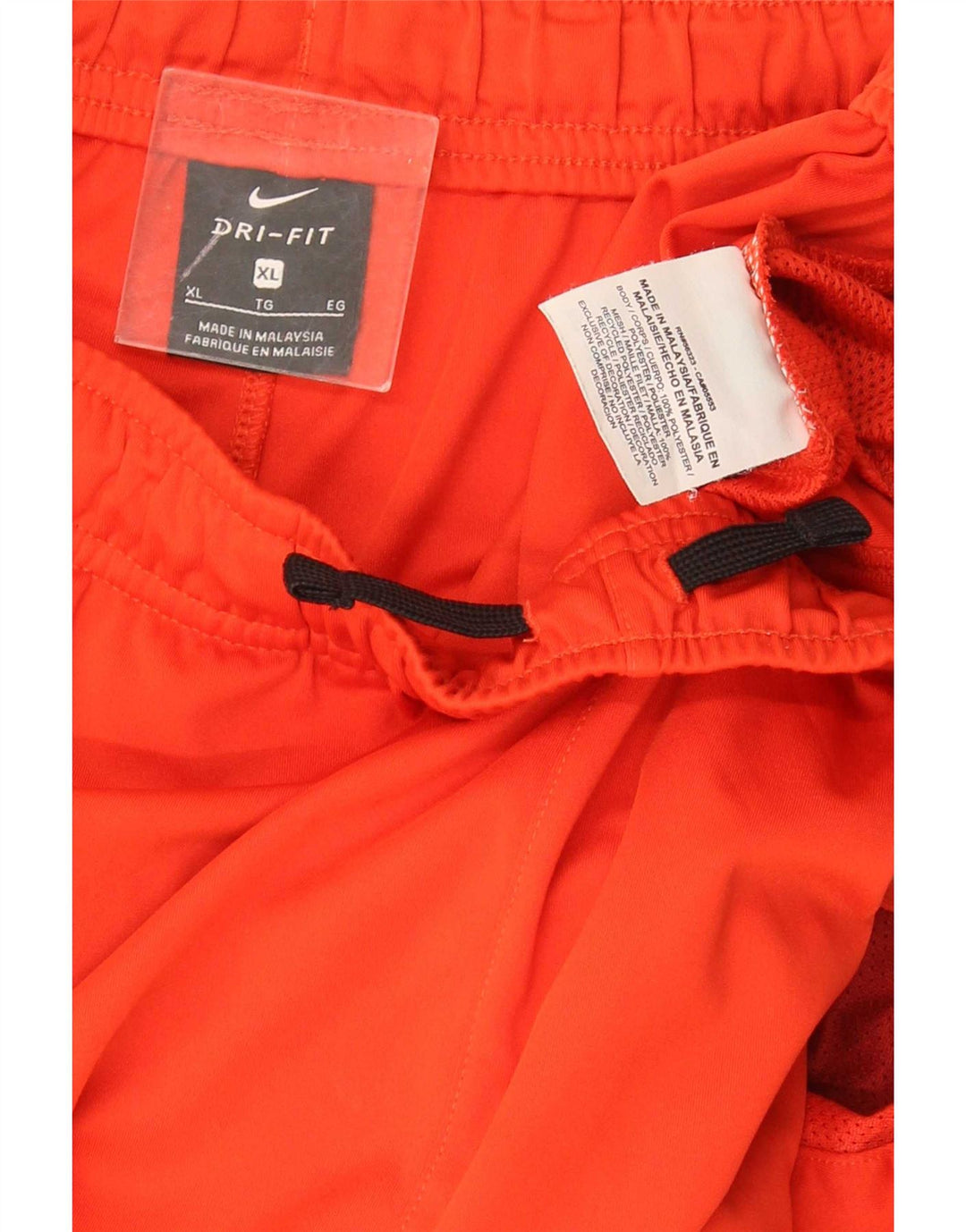 Nike Pantalones cortos deportivos Dri Fit Graphic para hombre XL Poliéster geométrico rojo