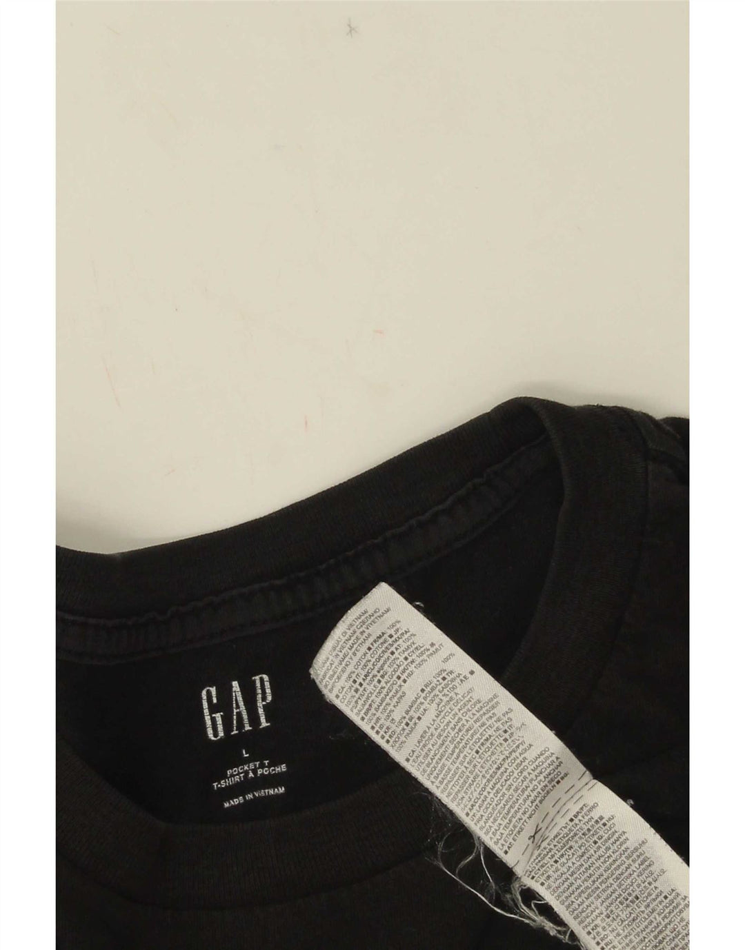 Gap - Camiseta para hombre, talla grande, color negro, algodón