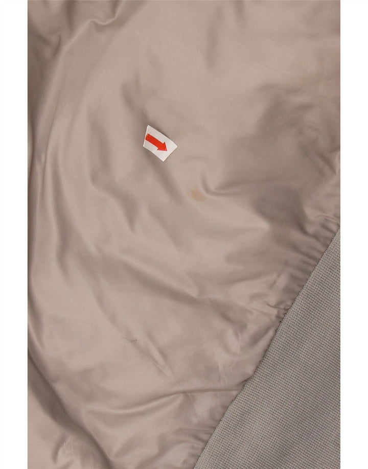 Nike Chaqueta acolchada con capucha para hombre UK 36 Small Gris Colorblock Poliéster