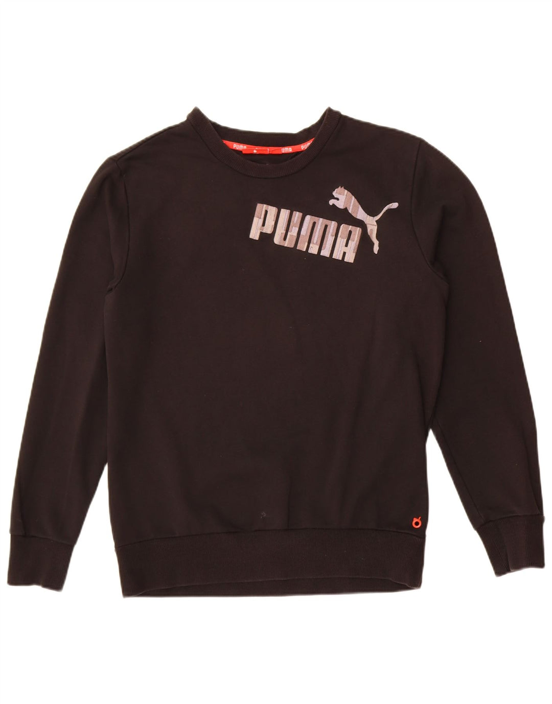 Puma Hombre Sudadera Gráfica Jumper Medium Negro Algodón
