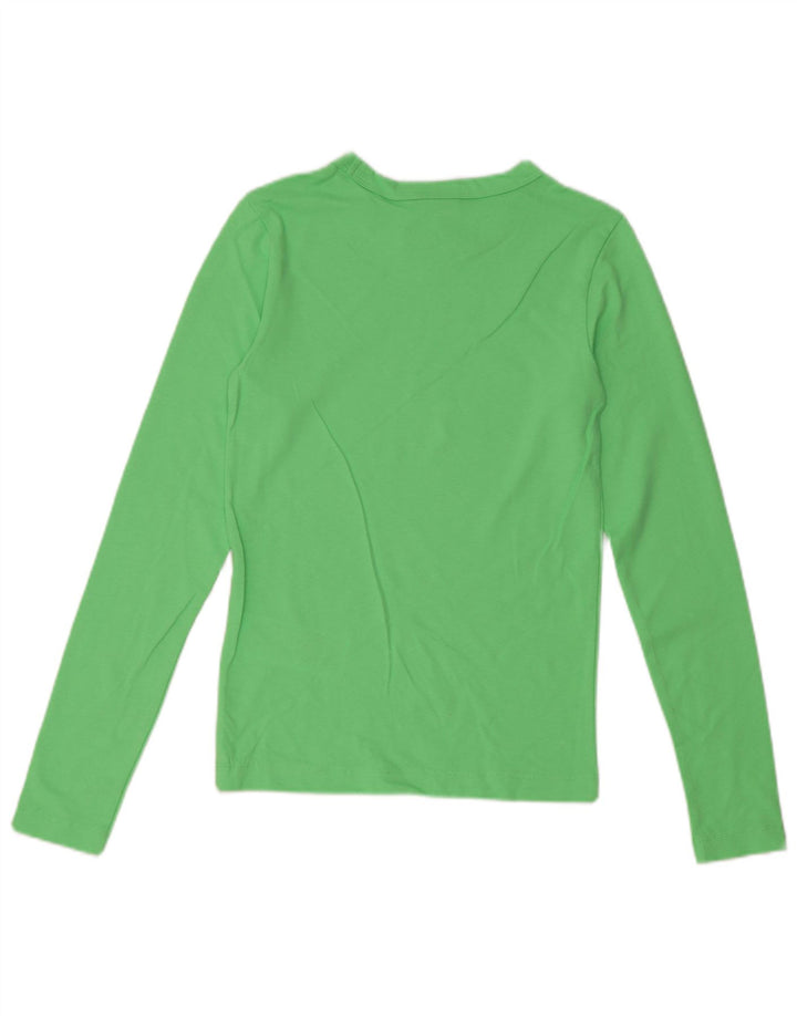 Champion Mujer Top Manga Larga UK 42 Algodón Verde Medio