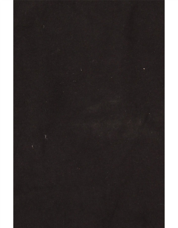 CHAMPION Camiseta de manga larga para hombre de algodón negro mediano