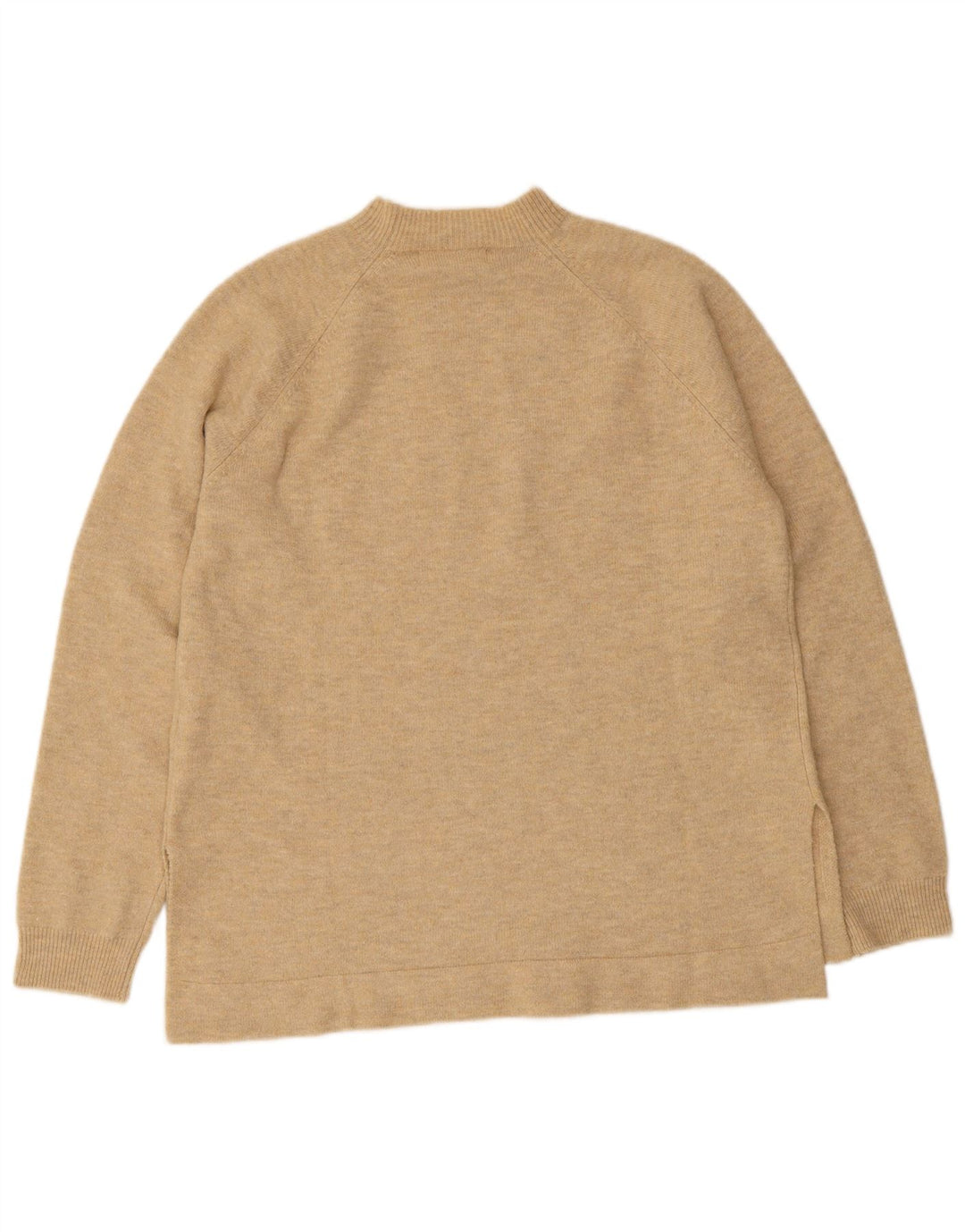 Indi & Cold Suéter tipo jersey con cuello alto para mujer UK 44 Poliéster beige medio