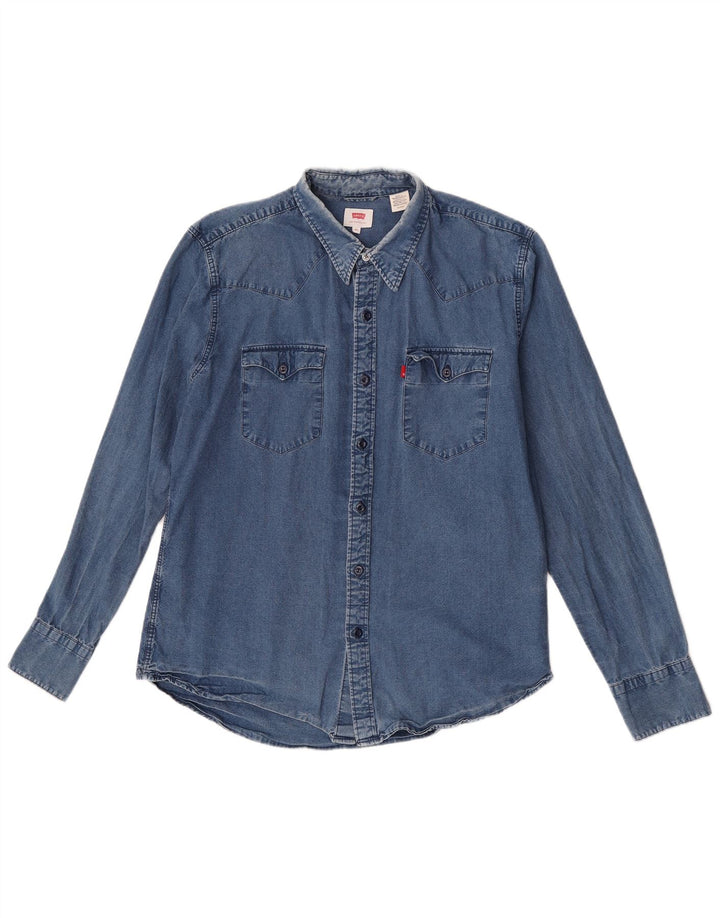 Camisa Levi's Hombre Denim XL Algodón Azul