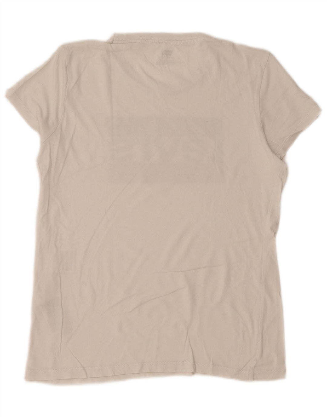 LEVI'S Camiseta gráfica para mujer Top UK 12 Medium White Cotton