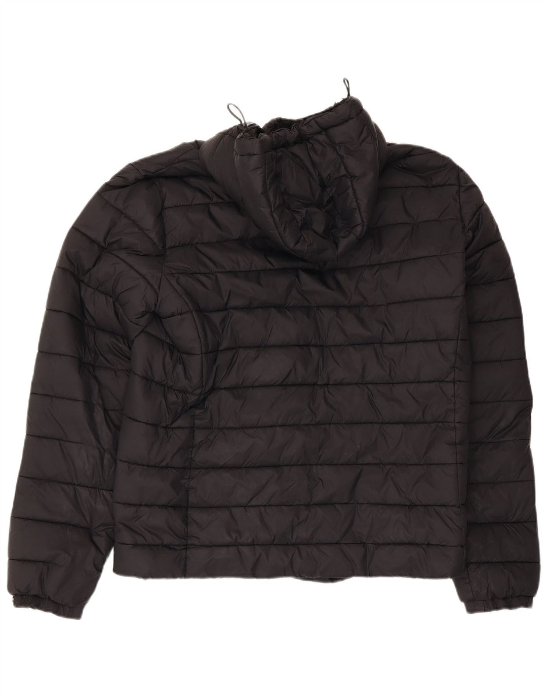Superdry Chaqueta acolchada con capucha para hombre UK 40 Large Nylon negro