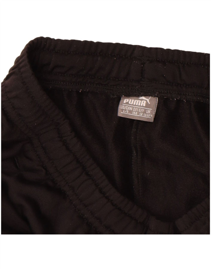 PUMA Pantalón de chándal para niño Joggers 11-12 años Negro Poliéster