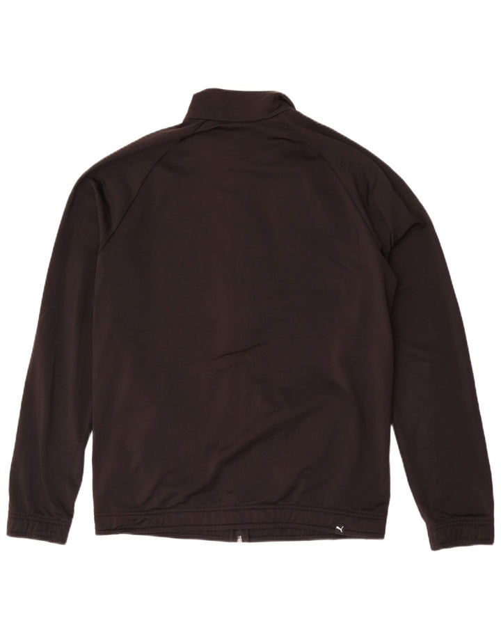 Puma Chaqueta De Chándal Con Gráfico Para Hombre Poliéster Color Block Negro Mediano