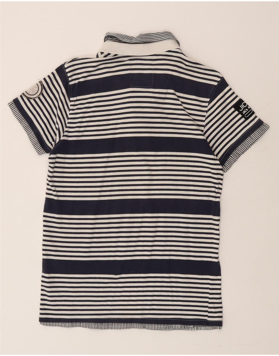 Polo Jack & Jones para hombre de rayas azul marino grande