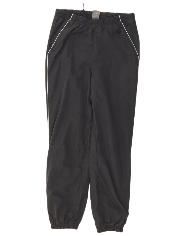 Nike Mujer Chándal Pantalones Joggers UK 8/10 Pequeño Gris Poliéster