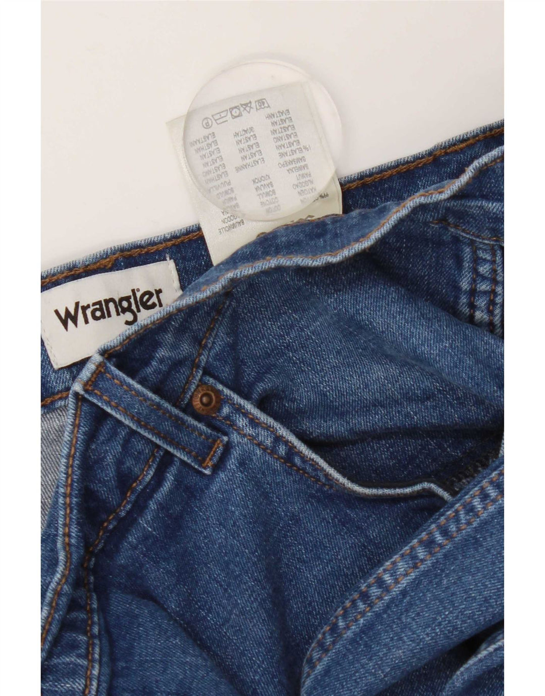 Wrangler Vaqueros rectos Texas para hombre W44 L32 Algodón azul