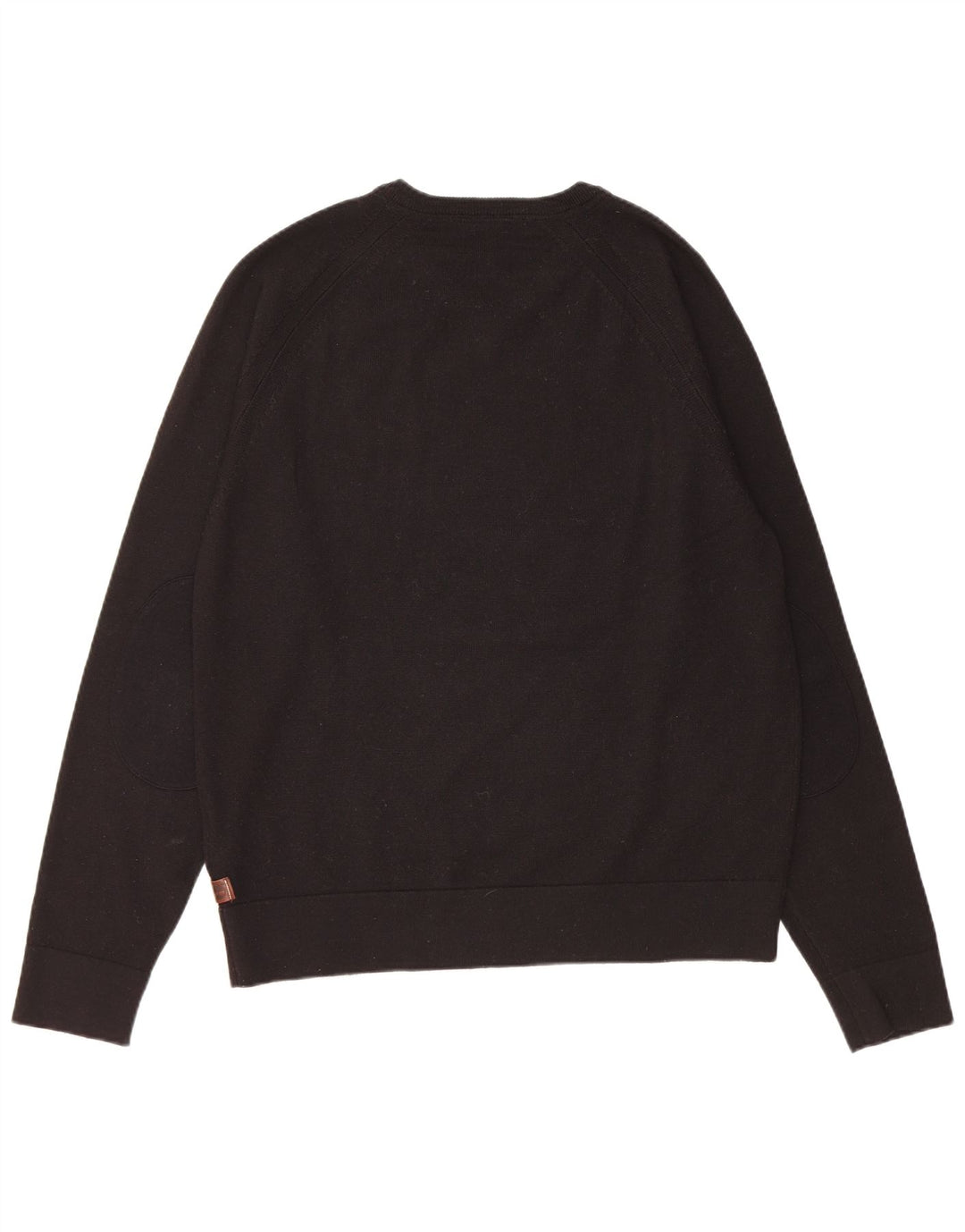 Timberland Suéter tipo jersey con cuello en V y ajuste regular para hombre Lana negra grande