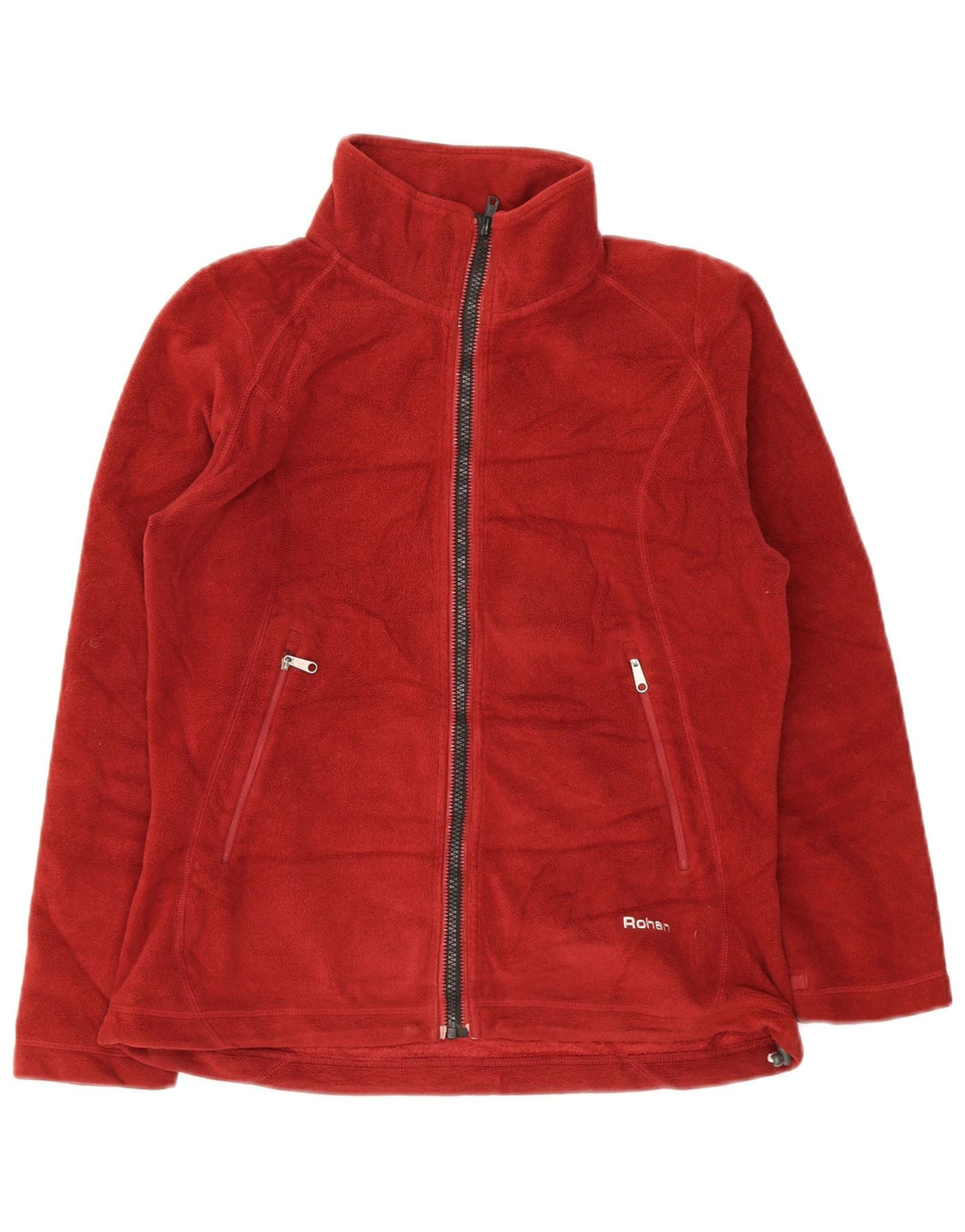 Rohan Chaqueta polar extragrande para mujer UK 10 Small Red Poliéster