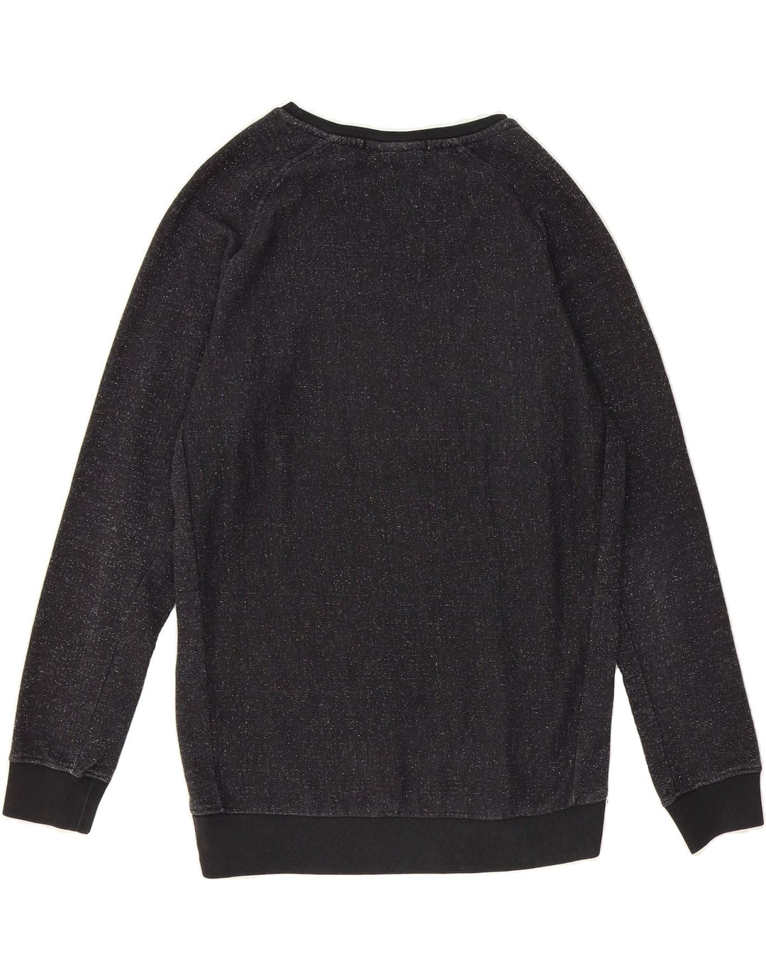 MAISON SCOTCH Womens Oversized Sweatshirt Jumper US 2 XS Black Flecked Vintage Maison Scotch and Second-Hand Maison Scotch from Messina Hembry 
