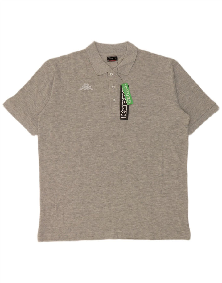 Kappa Polo Hombre XL Gris Algodón