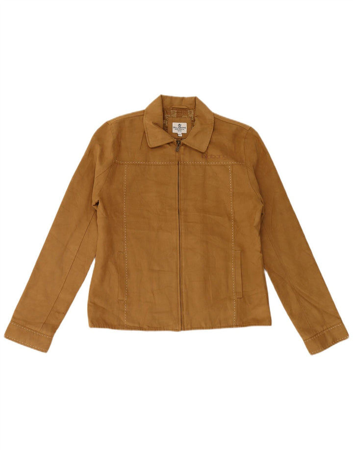 Billabong Chaqueta Bomber para Mujer US 12 Grande Poliéster Beige