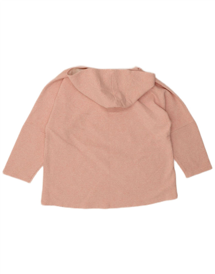JACK WILLS Jersey con capucha extragrande para mujer Reino Unido 10 Pequeño rosa moteado