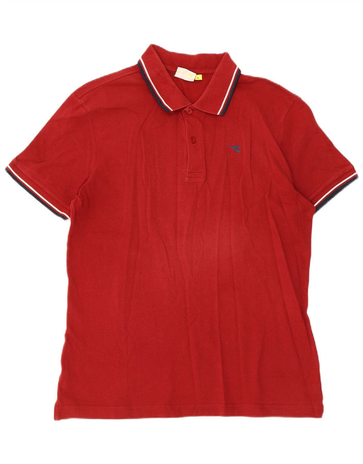 Diadora Polo Hombre Burdeos Grande