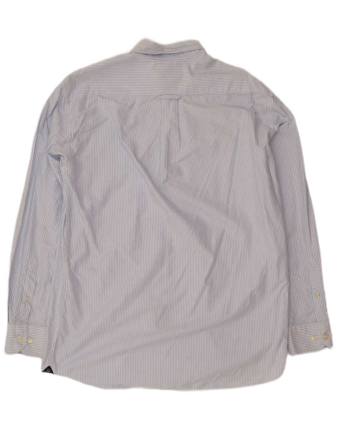Camisa Gant Hombre Grande Algodón A Rayas Azul