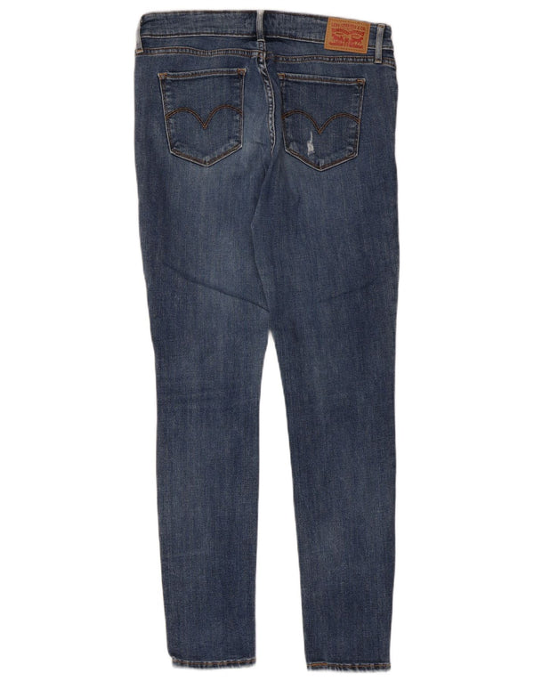 Levi's Vaqueros pitillo desgastados 711 para mujer W28 L30 Algodón azul