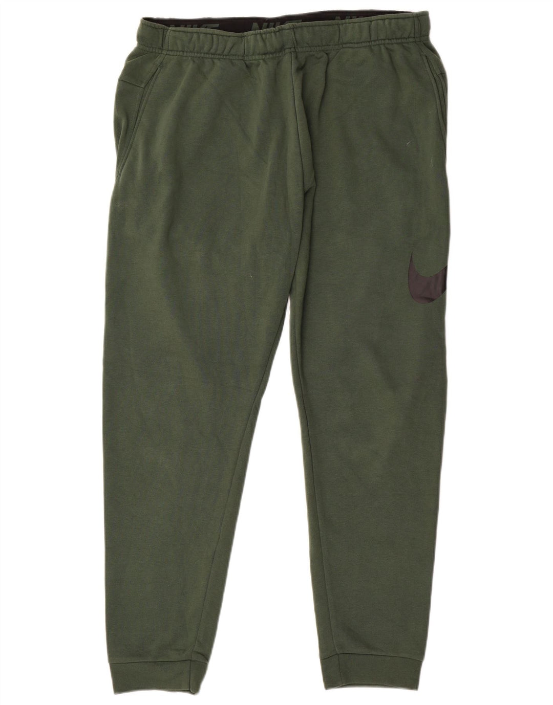 NIKE Hombre Dri Fit Standard Fit Chándal Pantalones Joggers Grande Verde