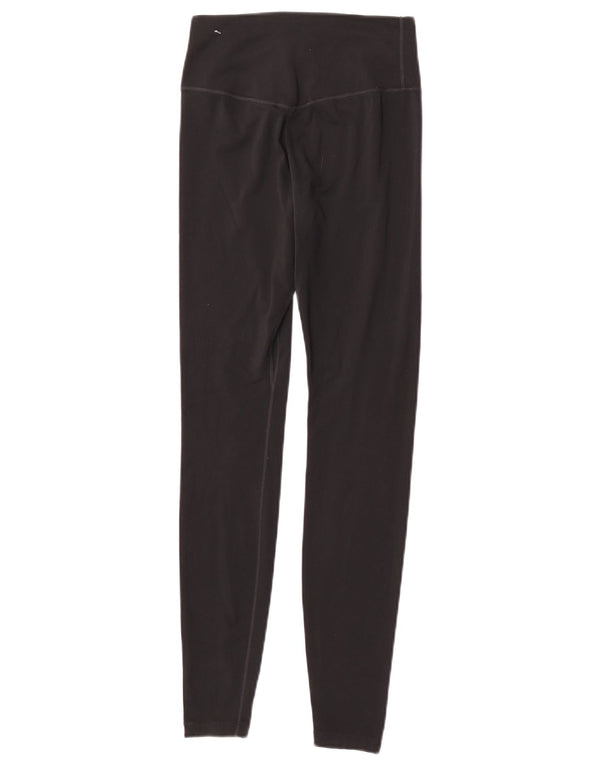 Nike Womens Dri Fit Leggings UK 4 XS  Black Polyester