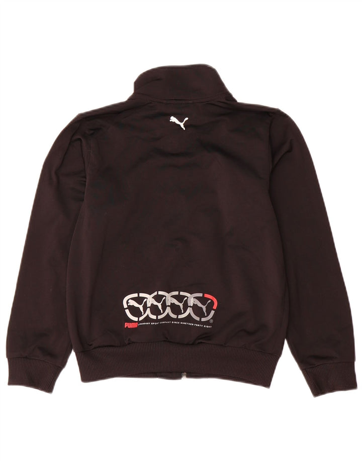 PUMA Chaqueta de chándal con gráfico para niños 7-8 años Negro