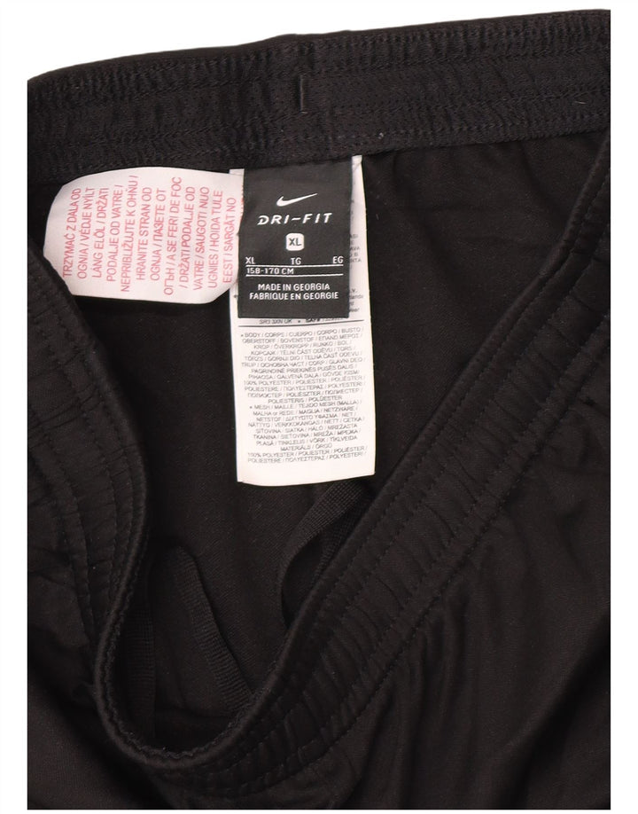 Nike Pantalones de Chándal para niño Graphic 13-14 años XL Negro Poliéster Deportivo