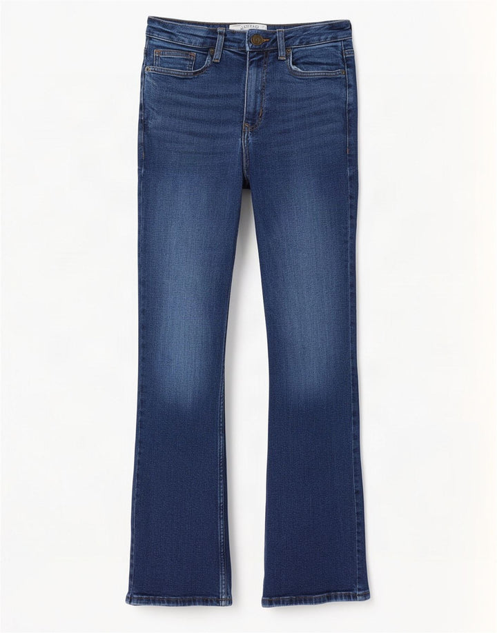 Vaqueros con corte bota Brooke para mujer de Fat Face UK 12 Medium W28 L29 Algodón azul