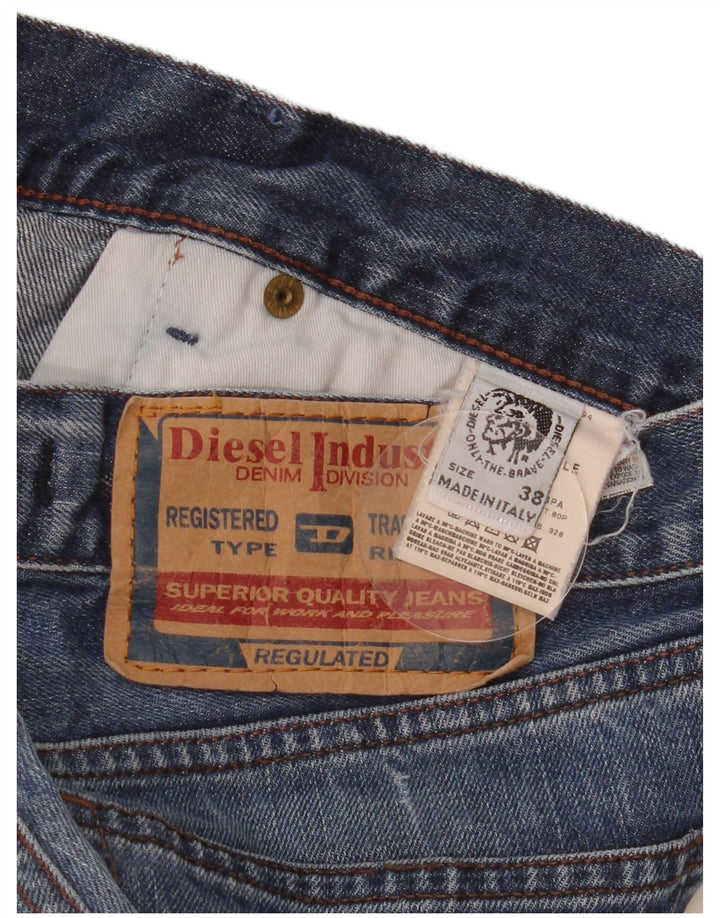 Diesel Pantalones cortos vaqueros para hombre W38 XL Algodón azul