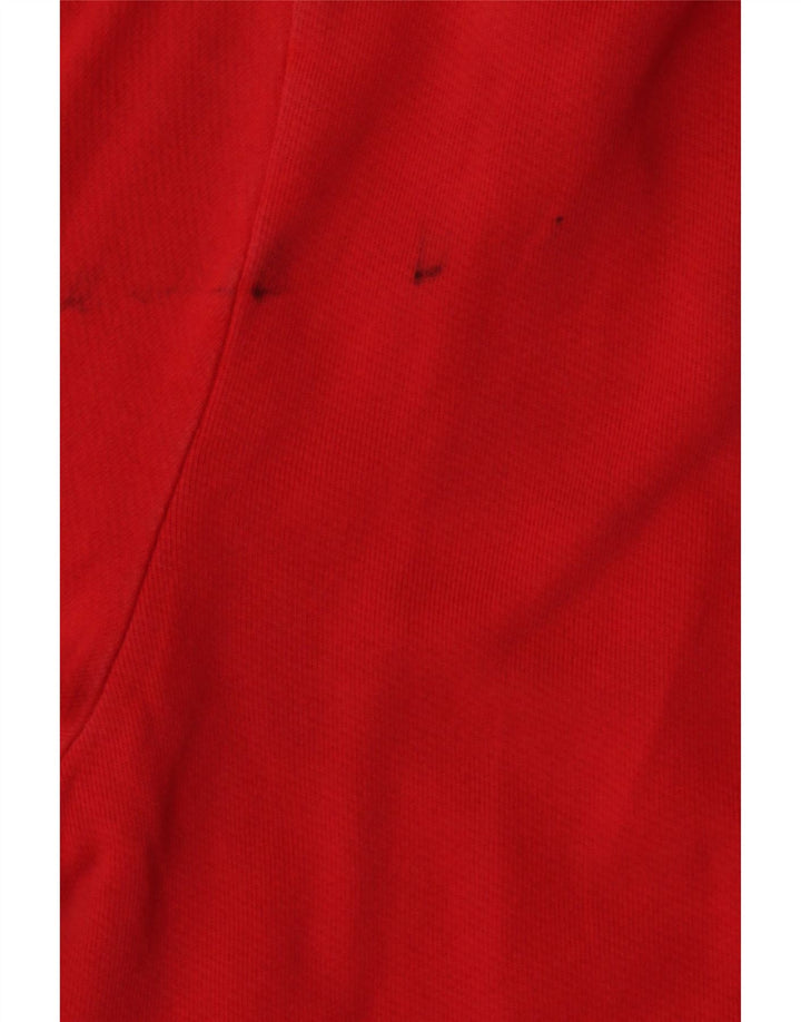 LEVI'S Mens Graphic Hoodie Jumper Small Red Cotton Vintage Levi's and Second-Hand Levi's from Messina Hembry 