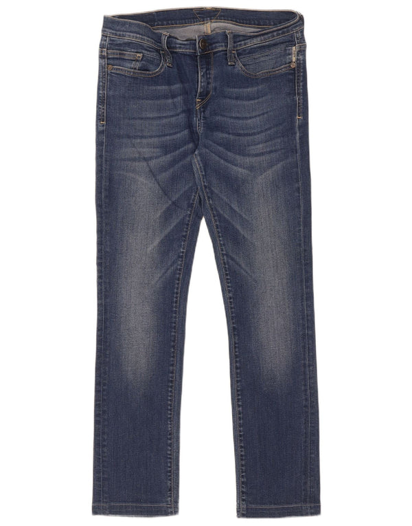 Meltin' Pot Vaqueros rectos para mujer W32 L28 Algodón azul