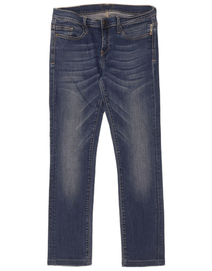 Meltin' Pot Vaqueros rectos para mujer W32 L28 Algodón azul