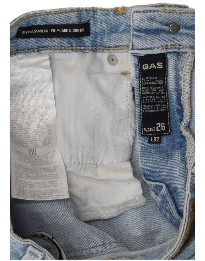 Jeans Acampanados Con Corte Bota Camilia Para Mujer Gas W26 L29 Azul