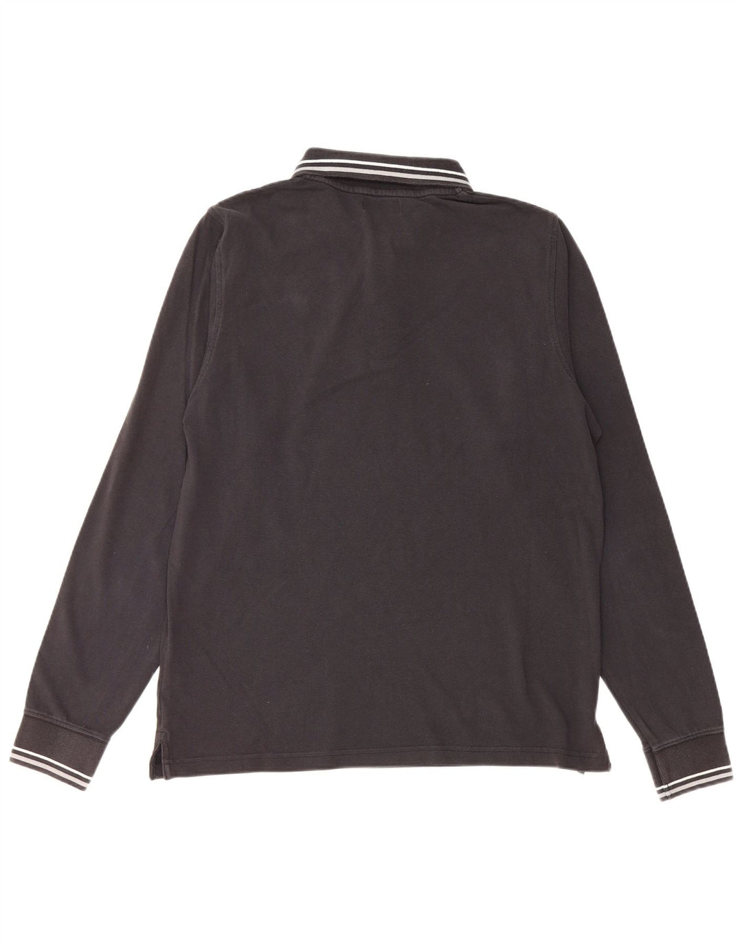 Kappa Polo Hombre Grande Algodón Negro