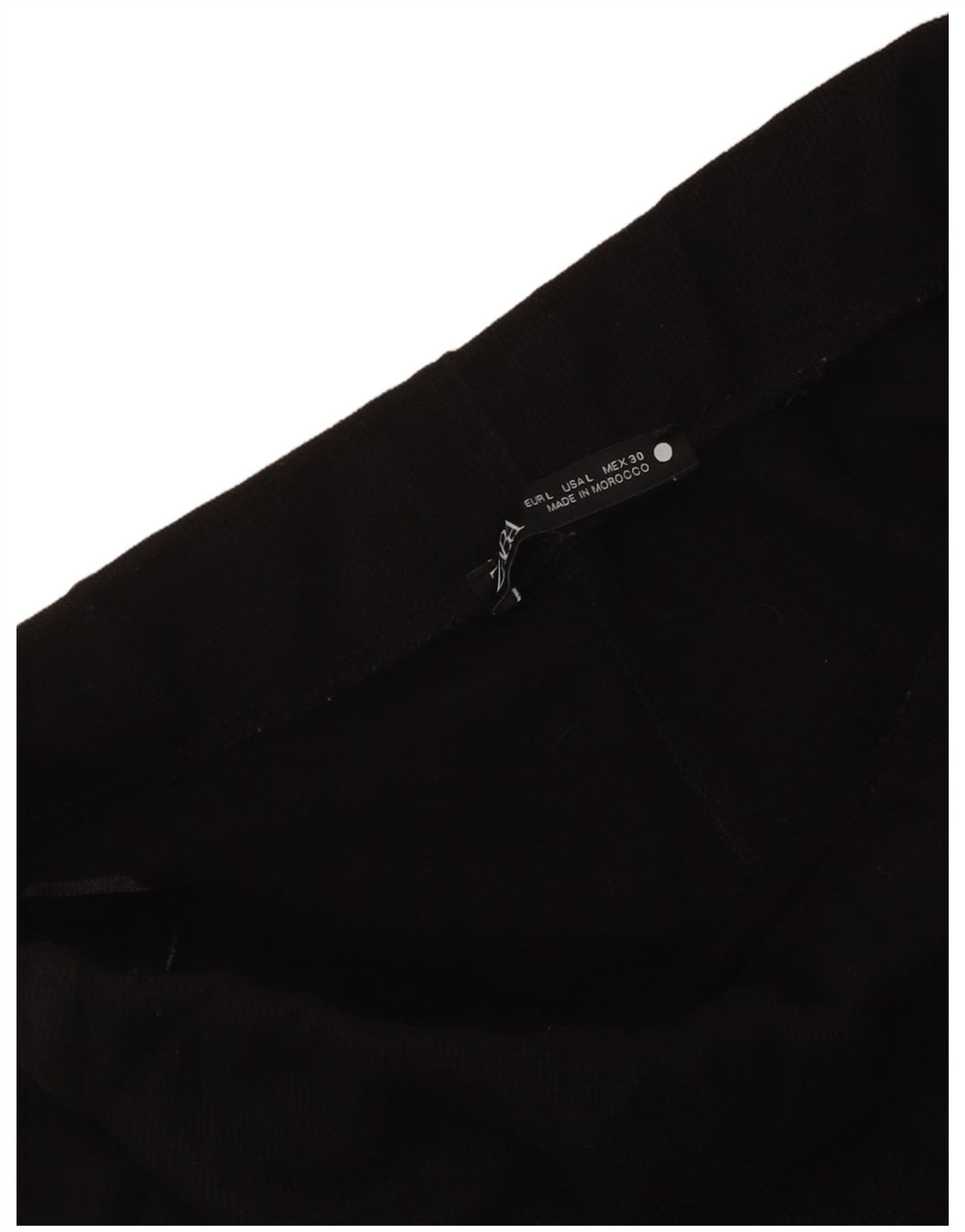 Zara Mujer Falda Midi Grande W30 Negro