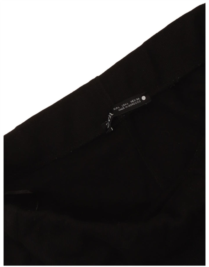 Zara Mujer Falda Midi Grande W30 Negro