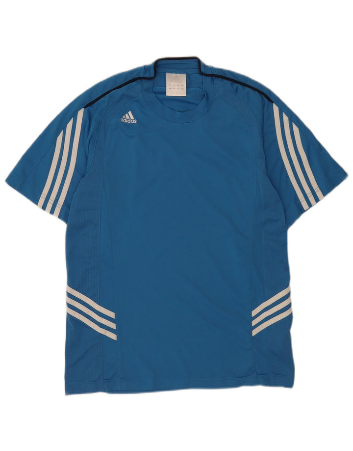 Adidas Hombre Camiseta Top Small Azul Colorblock Poliéster