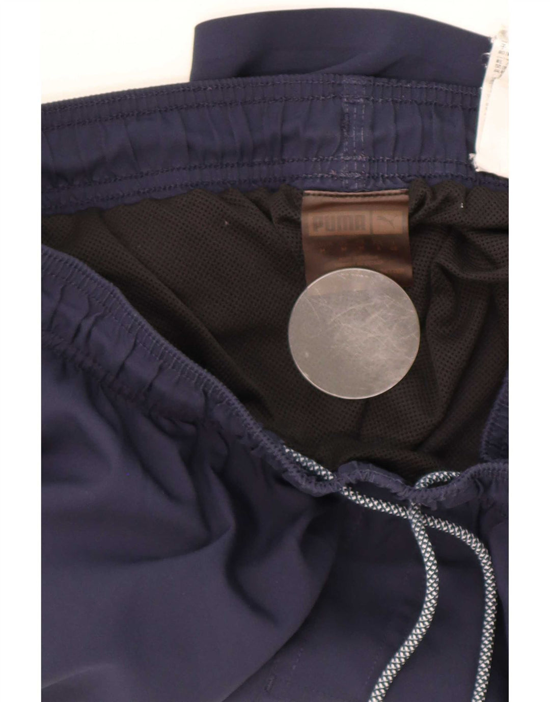 Pantalones cortos deportivos Puma para hombre poliéster azul marino mediano