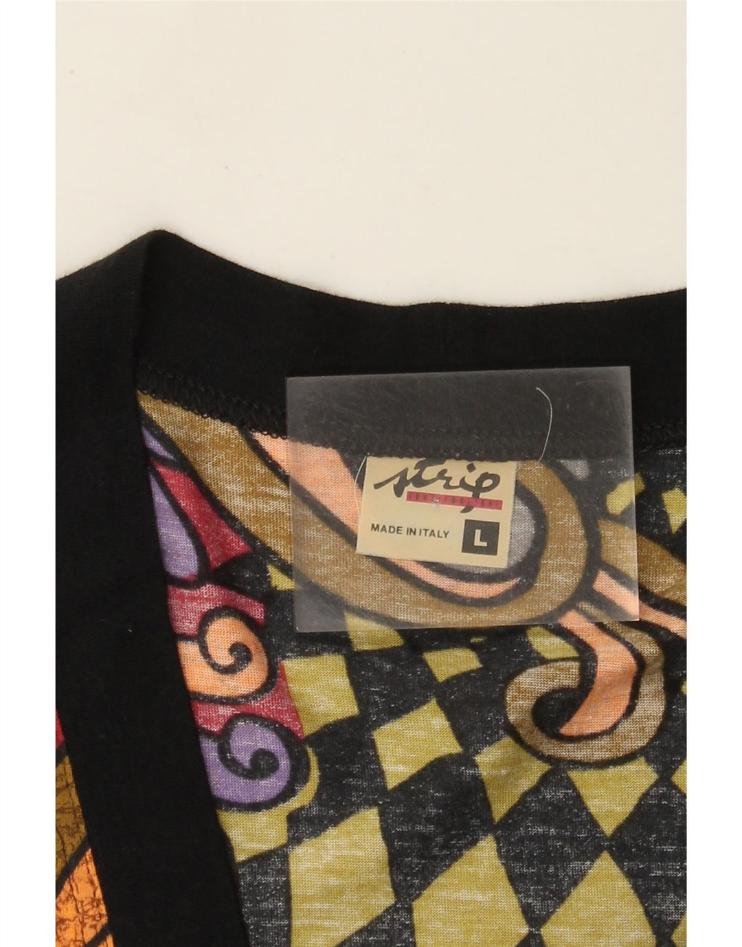 Vintage mujer oversized Cardigan Top Reino Unido 16 Grande multicolor geométrico