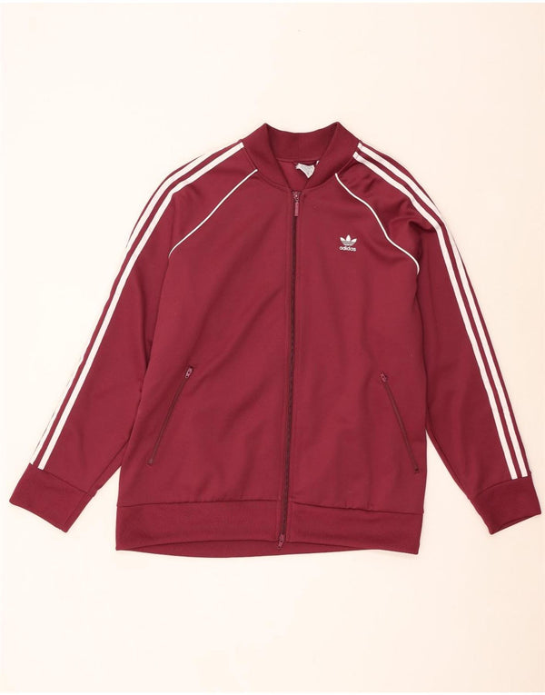 Adidas - Chaqueta de chándal para mujer, talla 38/30, 3XL, algodón burdeos