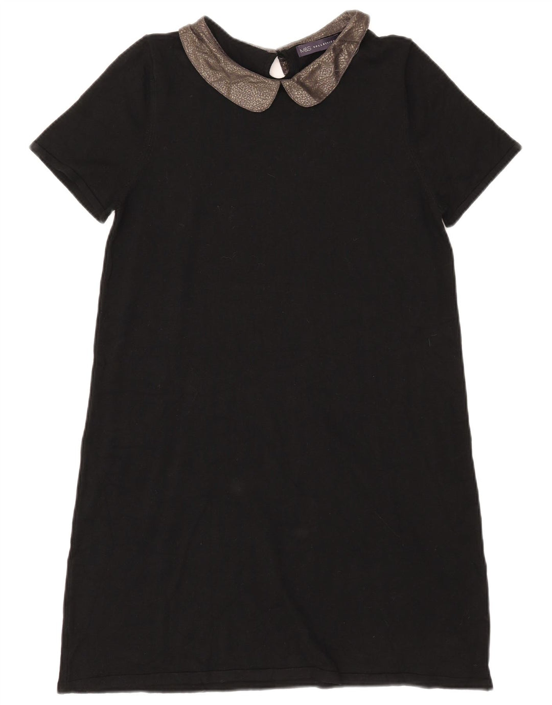 MARKS & SPENCER Vestido básico para mujer UK 44 Mediano Negro