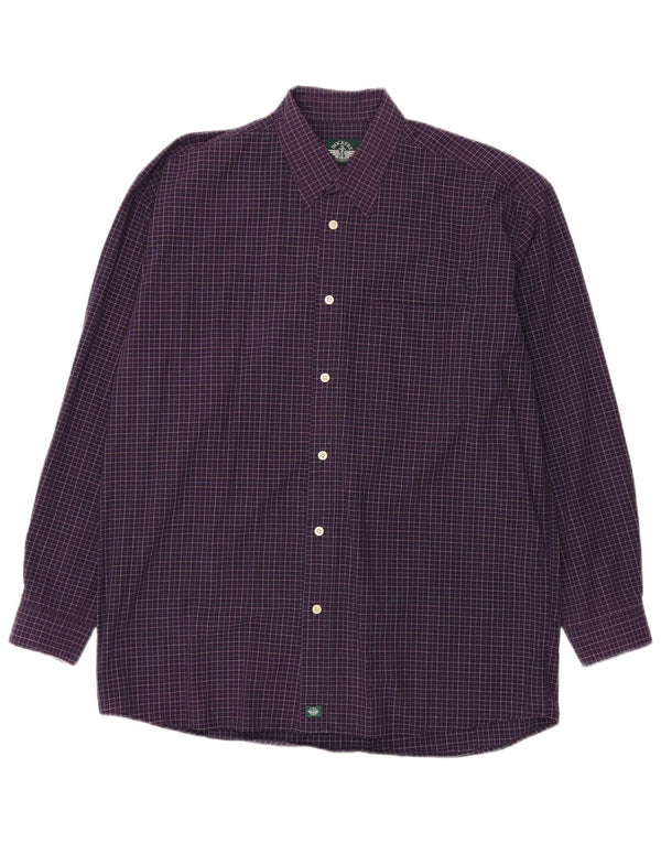 Camisa Dockers Hombre A Cuadros Large Purple Check