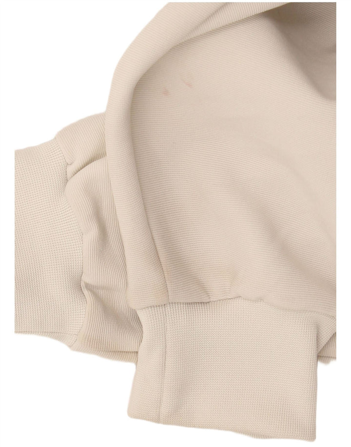 Kappa Hombre Chándal Top Chaqueta Mediana Algodón Blanco