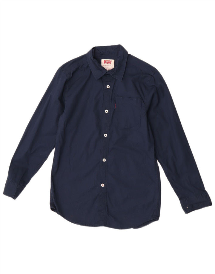 Camisa Levi's Niño 10-11 Años Mediana Azul Marino Algodón