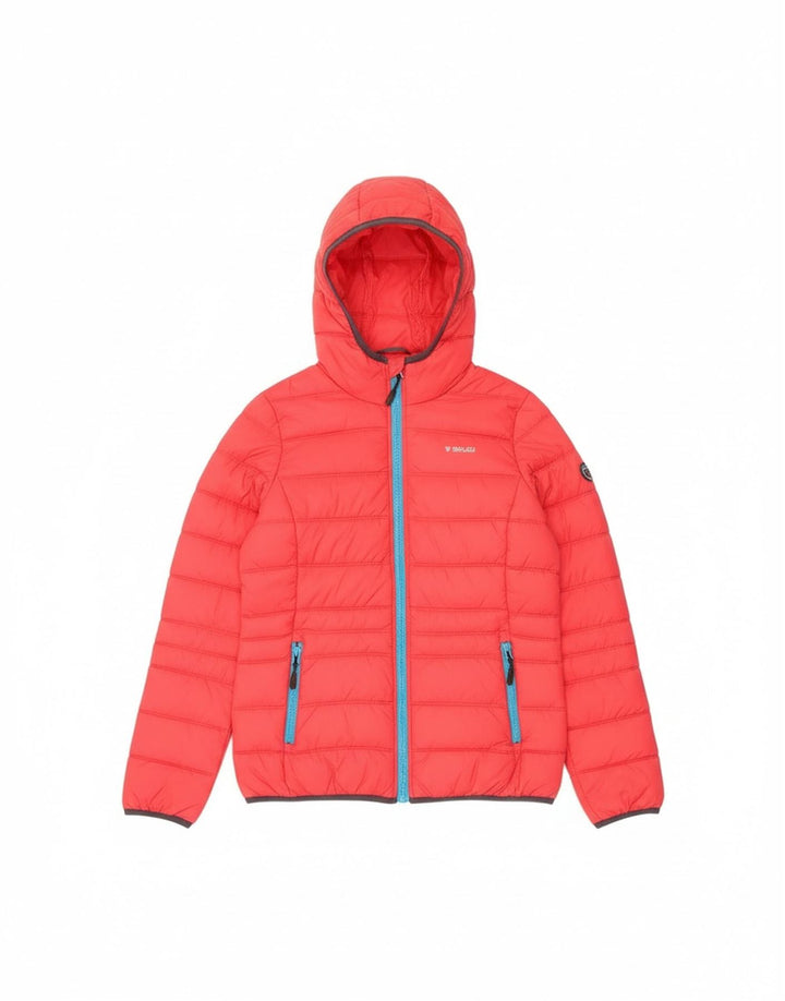 Brugi Chaqueta acolchada con capucha para mujer UK 44 Mediana Poliamida roja
