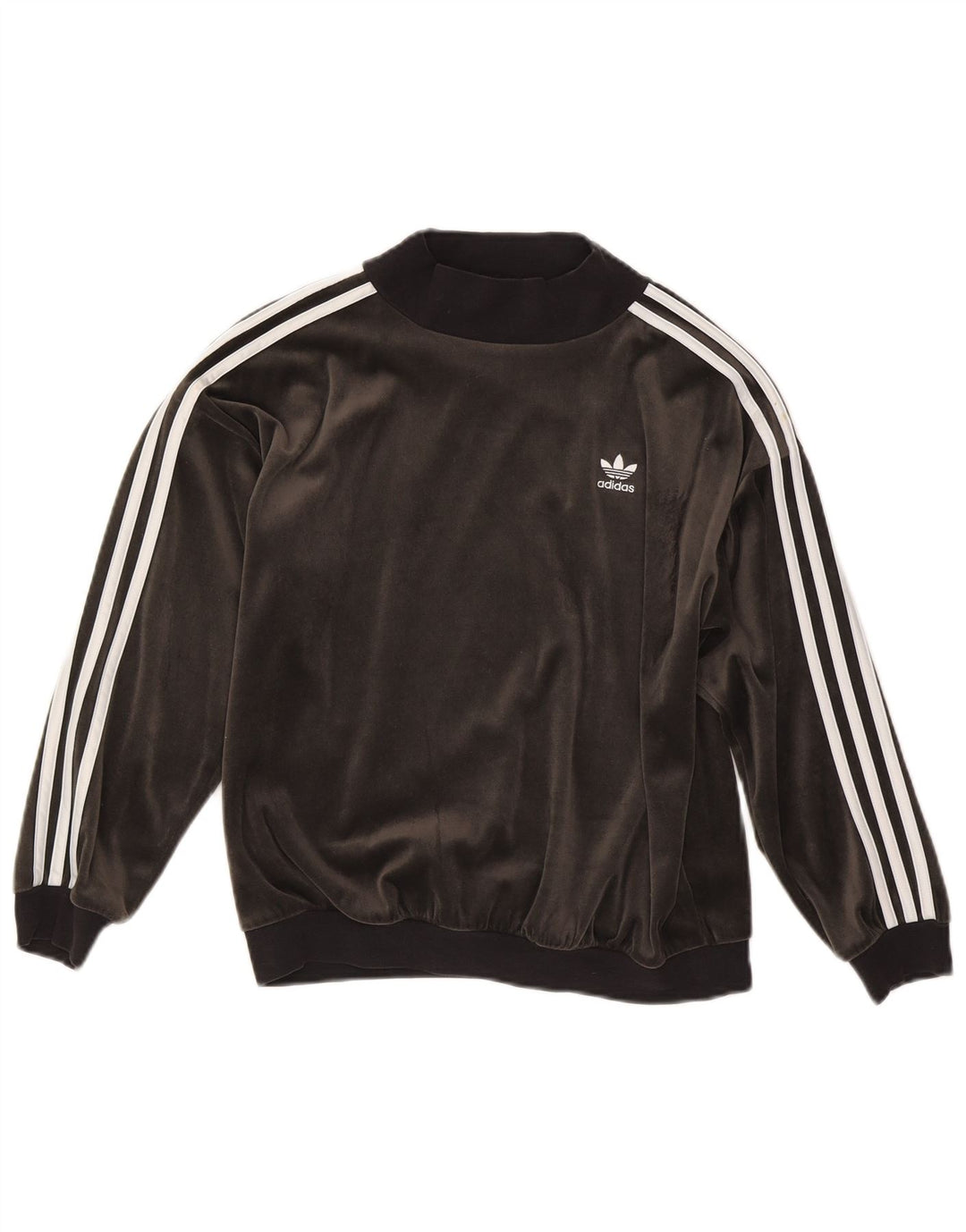 Adidas Sudadera de terciopelo para niña 11-12 años Gris Poliéster