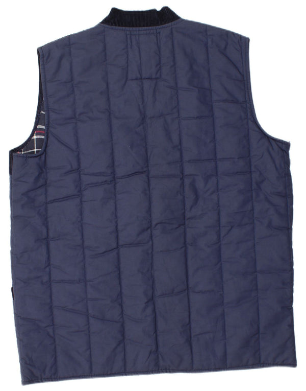 Chaleco acolchado para hombre Oxford Blue UK 38 Medium Azul marino Poliéster