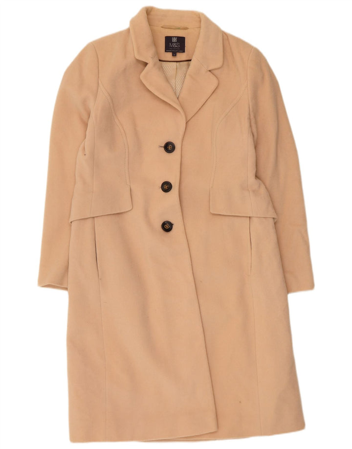 Marks & Spencer Abrigo para mujer UK 44 Lana beige medio